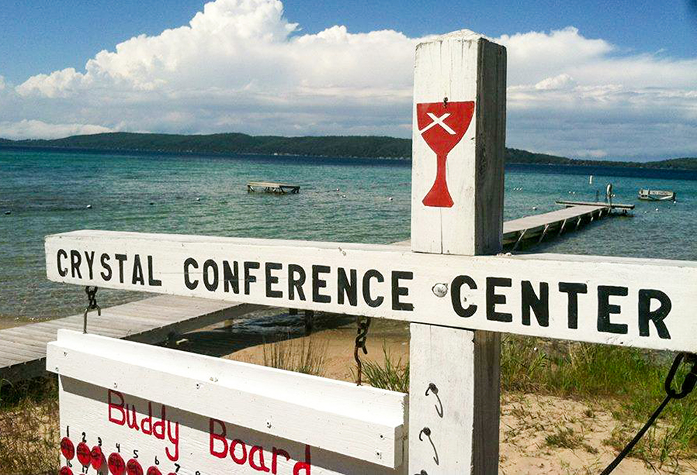 Crystal Conference Center sign